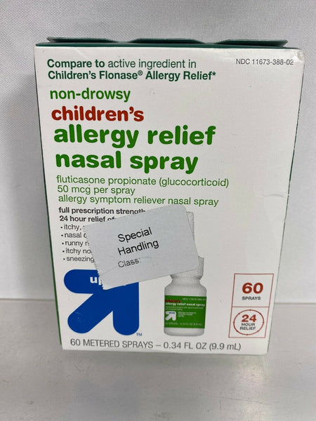 Up&Up Children's Non-Drowsy Allergy Relief Nasal Spray 60 Sprays 9/20