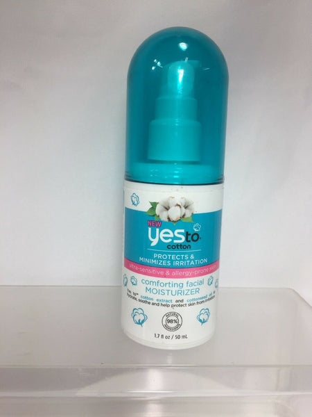 Yes To Cotton Comforting Facial Moisturizer Spray Sensitive Allergy 1.7oz