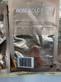 (43) masque bar Rose & Gold Foil Peel Off Mask & Sheet Face Single Use