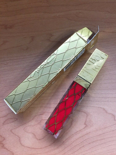 BNIB MAC Carmine Rouge Lipgloss  Prabal Gurung Lipstick Gold Holiday