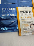 (9) masque BAR Blue Foil Hydrating Peel Off Mask Calming Moisturizer Single Use