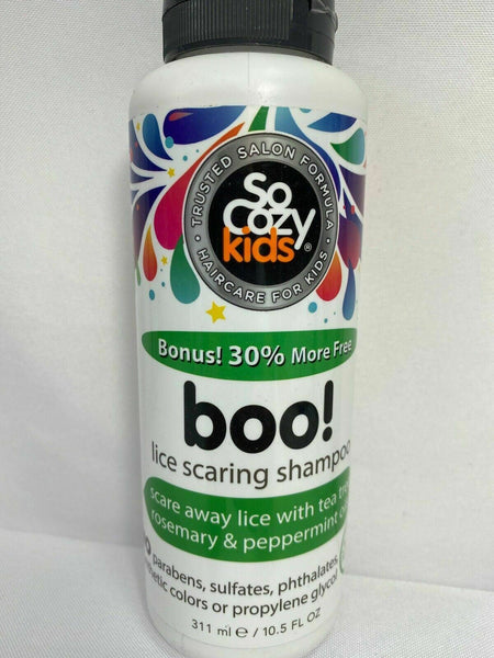 So Cozy kids Boo! Natural Lice Prevention CHOOSE Spray OR Shampoo Combine Ship
