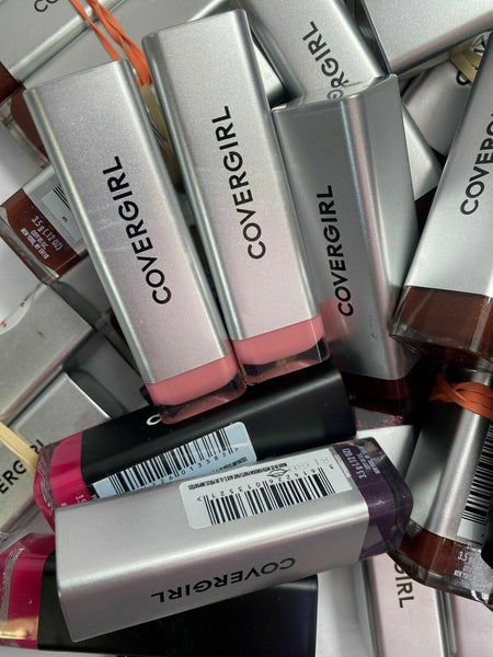 (2) Covergirl Exhibitionist Lipstick CHOOSE YOUR COLOR Demi-Matte Metallic Creme
