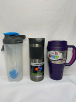 Travel Mug Water Bottle Coffee Cup To Go Refill Leak Proof  insulated YOU CHOOSE