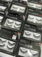 (4 pairs) Ardell Faux Mink Lashes Invisible Band Light Weight False Lash CHOOSE