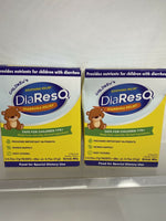 (2) DiaResQ Children's Diarrhea Relief Packets, Vanilla Flavor 12/20