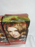 (3) Revlon Colorsilk 57 Lightest Golden Brown Permanent Hair Dye 3D Color Gel