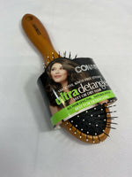 Conair Ultra Oval Detangler Wood Wet Dry Brush All Lengths Hair Types