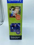 Discovery Kids Aqua Light-Up Automatic Bubble Blower w/Blinking Led Lights Asst