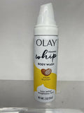 Olay Whip Foaming Body Wash Shea Butter Luxe Lather weightless 2 Oz. Ea