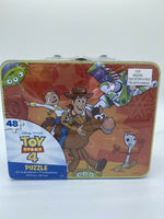 DISNEY-PIXAR Toy Story 4 Tin Lunch Box with 48-piece Puzzle NWT SEALED Toy