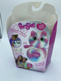 Pomsies "Peppermint” Fluffy Interactive Cat-Purrs Talks Lights Up Stuffed Animal
