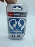 Magnavox Mhp4854bk White Earhook Headphones Microphone Music Control Hands Free