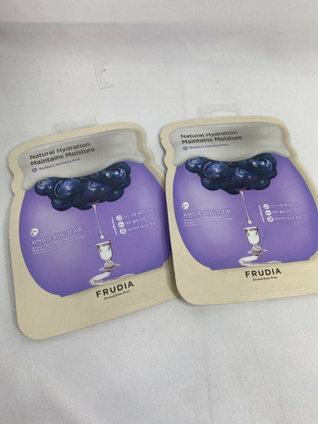 (2) FRUDIA - Natural Hydration Maintains Moisture Blueberry Hydrating Mask