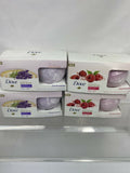 (4) Dove Milk Swirls Bath Bomb Rosewater Lavender Honey Vanilla Raspberry 2 Each