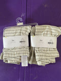 (2) Carter's Precious Firsts Stripe Pants Gray Zoo 3 mo 2each Baby