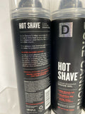 (3) Duke Cannon Hot Shave Clear Warming Shave Gel Aloe 8 oz