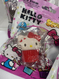 (4) - HELLO KITTY Cupcake Squishme Toy Collect Them All
