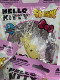 (4) - HELLO KITTY Cupcake Squishme Toy Collect Them All