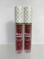 (2) Joah Berry Bliss  Wat-a-matte Matte Liquid Lipstick KISS