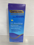Differin Moisturizer Oil Absorbing With Sunscreen SPF 30 - 4 Oz. 11/21