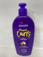 Aussie Miracle Curls Leave-In Detangling Milk Paraben Free Coconut 6.7 oz