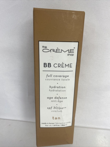 The Creme Shop BB Creme  Tan Full Coverage Age Defense SPF30 1.69 oz
