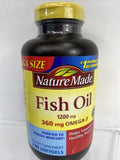 Nature Made 1200 mg Mega Size Fish Oil 230 Count Softgel 1/21