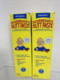 (2) Boudreaux's Original Butt Paste Diaper Rash Zinc Oxide 4 oz