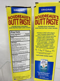 (2) Boudreaux's Original Butt Paste Diaper Rash Zinc Oxide 4 oz