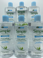 (6) Simple Sensitive Water Boost Micellar Cleansing Water Make Up Removes 13.5oz