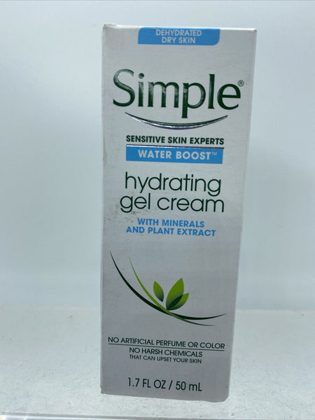 Simple Water Boost Hydrating Gel Creme Face Moisturizer 1.7 oz COMBINE SHIPPING!