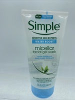 Simple Face Simple Water Boost Micellar Facial Gel Wash Sensitive  5 Oz