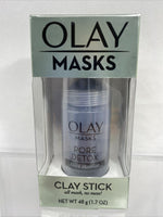Olay Pore Detox Black Charcoal Clay Face Mask No Mess Stick 1.7 Oz