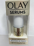 Olay Serums Pressed Serum Stick Brightening Vitamin C B3 Sake Kasu -0.47 OZ