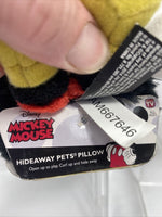 Disney MICKEY MOUSE Hideaway Friends 5" Mini Travel Pillow Stuffed Plush