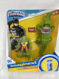 Imaginext Fisher Price DC Super Friends, K Croc & Crocodile Pet Jaws Move!!