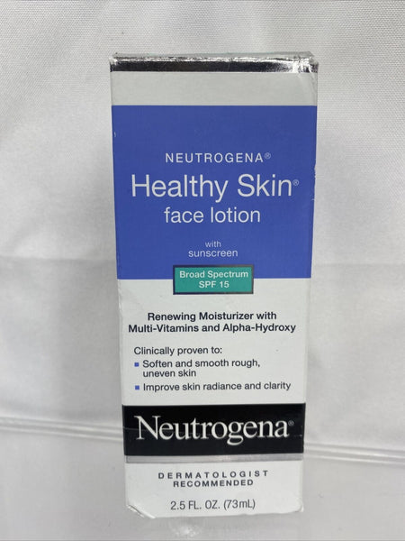 Neutrogena HEALTHY Face Lotion Moisturizer SPF 15  2.25oz 1/22