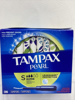 SCENTED Tampax Pearl Tampons Super Fresh Scent 36 Each