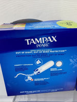 UNSCENTED Tampax Pearl Tampons Super Jumbo 50 Ct