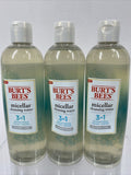 (3) Burt's Bees 3-in-1 Micellar Cleansing Water + Cypress Makeup Remove 12oz