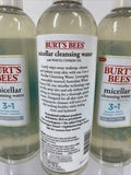 (3) Burt's Bees 3-in-1 Micellar Cleansing Water + Cypress Makeup Remove 12oz