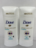 (2) Dove Advanced Care invisible Antiperspirant Deodorant 2.6oz