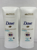 (2) Dove Advanced Care invisible Antiperspirant Deodorant 2.6oz