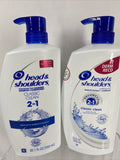 (2) Head & Shoulders Classic Clean 2 In 1 Shampoo Conditioner Dandruff 32oz