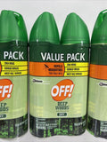(6) OFF Deep Woods DRY Touch Insect Mosquito Repellent Spray 6x 4oz Ticks Bugs
