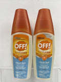 (2) OFF! Family Care Insect Repellent II Spray Clean Feel W/ Picaradin - 6 Oz