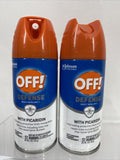 (2) OFF! Defense Even Dry Spray Insect Repellent 1 Picaridin Repels Ticks 5oz