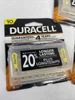 (3b) Duracell 10 Hearing Aid Batteries Easy Tab 24&16 Pack 56 Total 2019