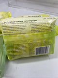(4) Aveeno Positively Radiant Makeup Removing Wipes 25 Per Pack 100 total